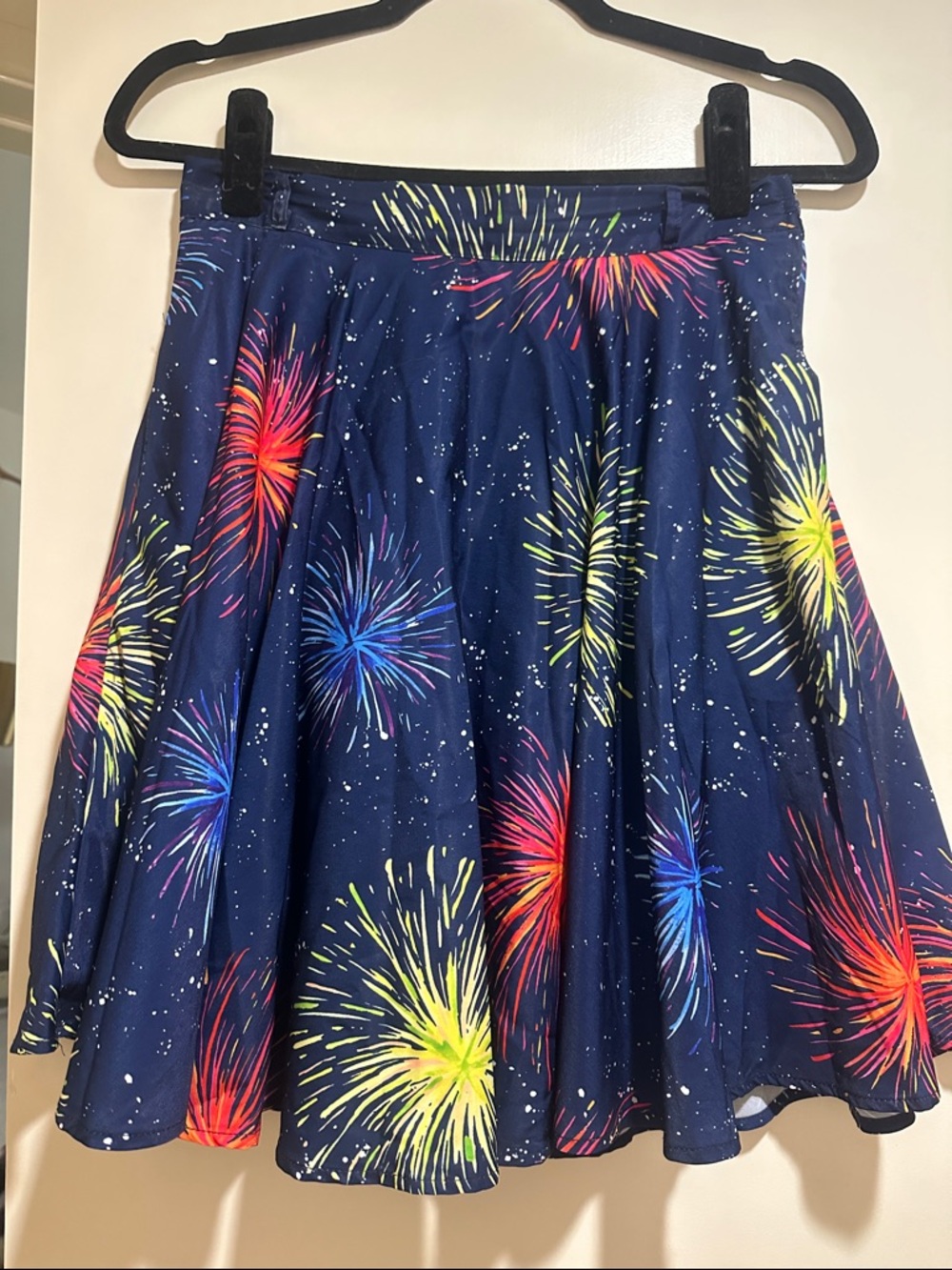 MODCLOTH Glee The Way Fireworks Skater Skirt Midi